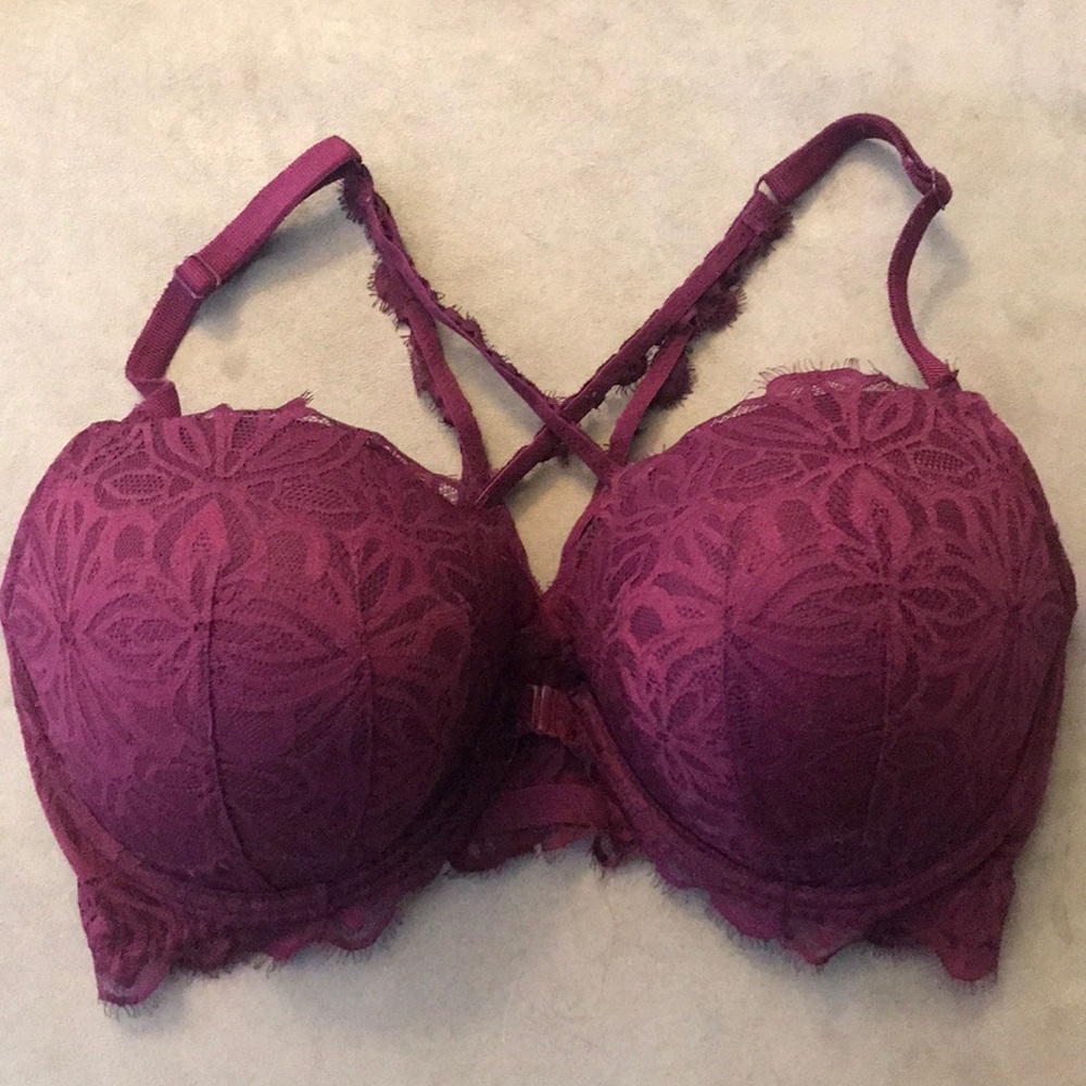 Strappy Back VS PINK Push Up Bra